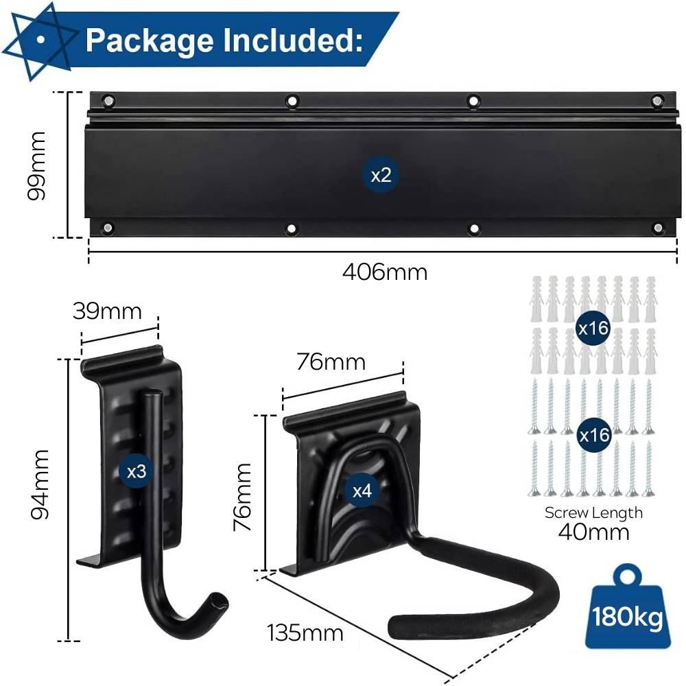 buy wall mounted hanger for 4 bikes