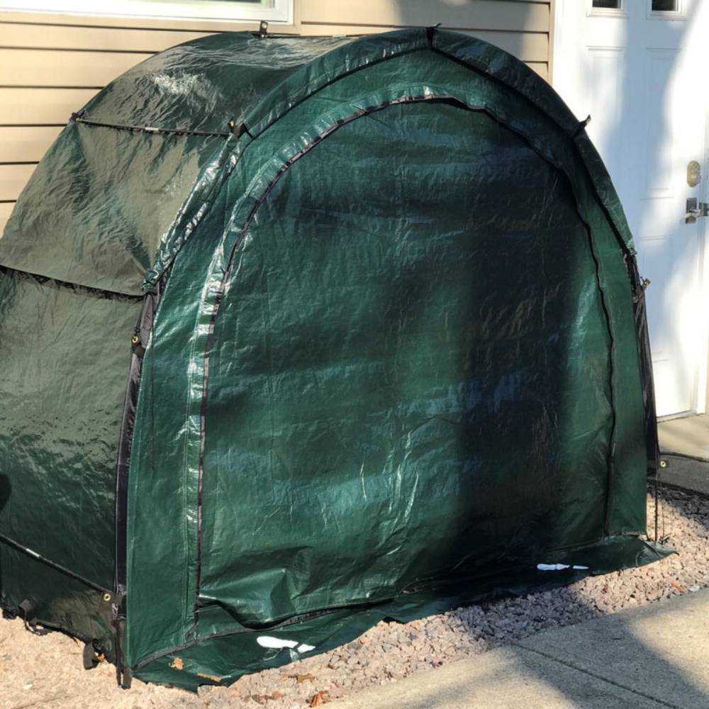 buy outdoor bicycle storage shelter uk