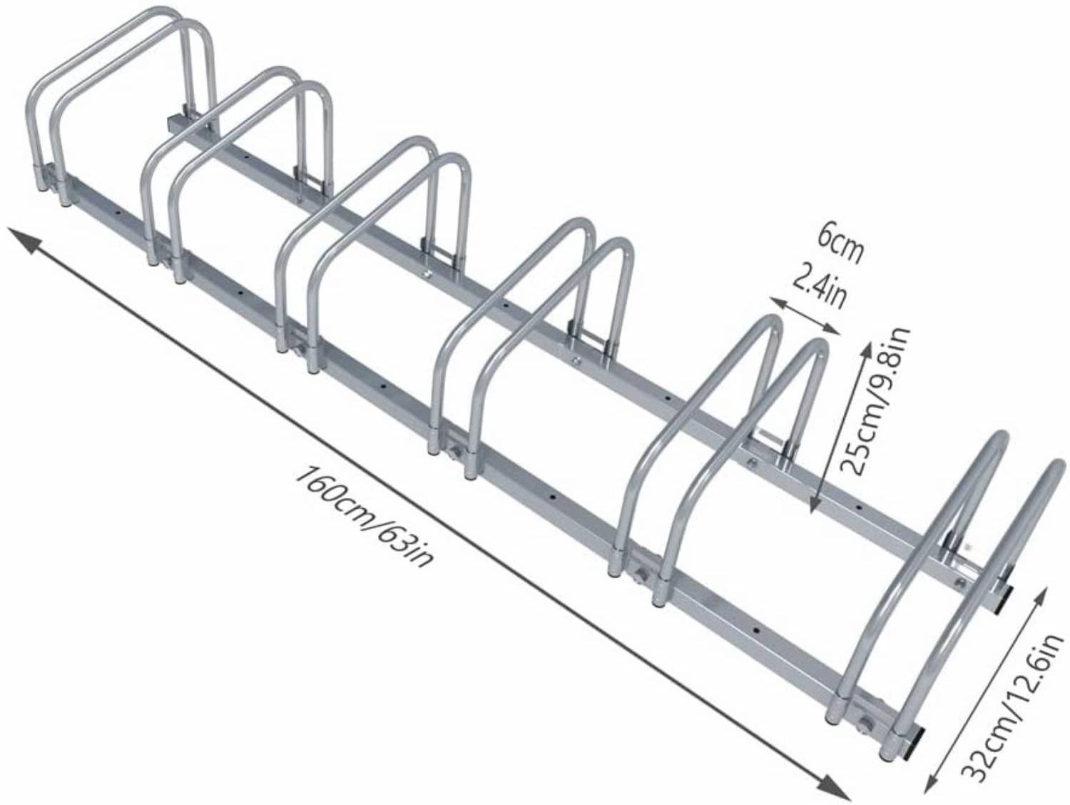 buy 6 bike bicycle floor stand