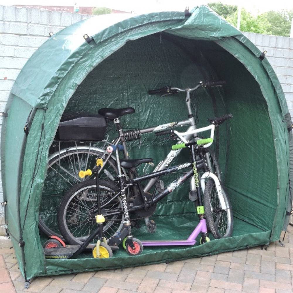 buy outdoor bike storage shelter